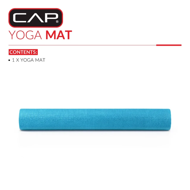 Alt view image 3 of 7 - CAP Non-Slip Yoga Mat 3mm Lightweight Exercise Mat for Home Workouts and Pilates