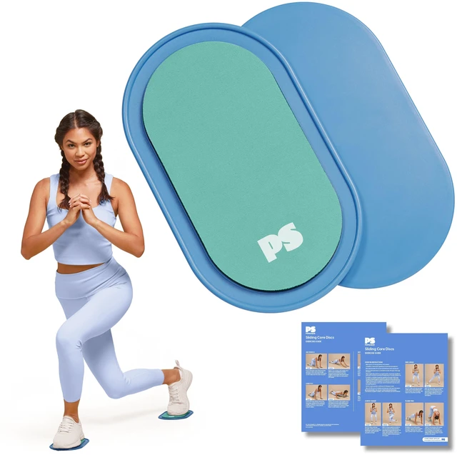 Main image of Dual-Sided Sliding Core Exercise Discs POPSUGAR for Carpet and Hardwood Floors