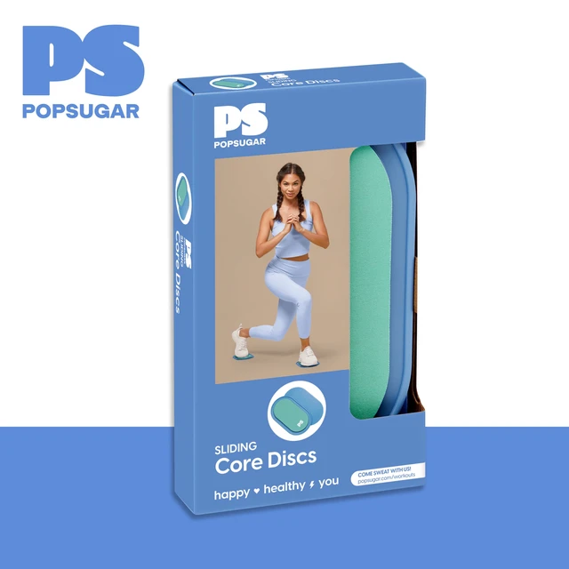 Alt view image 5 of 6 - Dual-Sided Sliding Core Exercise Discs POPSUGAR for Carpet and Hardwood Floors