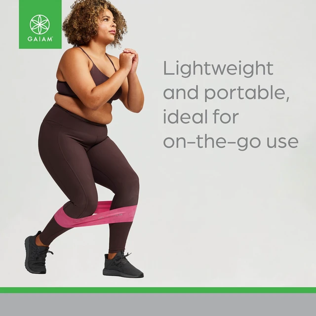 Alt view image 5 of 6 - Gaiam Loop Resistance Exercise Bands 3-Piece with Exercise Guide