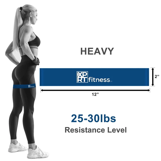 Alt view image 2 of 7 - XPRT Fitness Resistance Loop Bands, 10-Pack, Heavy Resistance