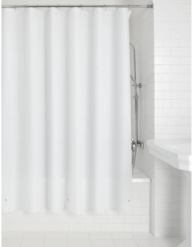 Main image of Mainstays Light Weight PEVA Shower Curtain Liner, 70 x 71 Inches, White