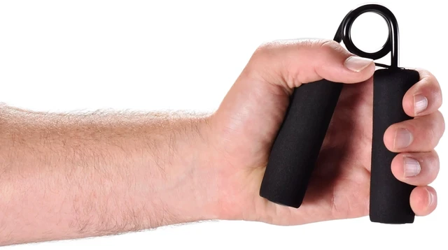 Alt view image 5 of 5 - Athletic Works Hand Grips, Steel Construction, Universal Size, 2-Pack, Black