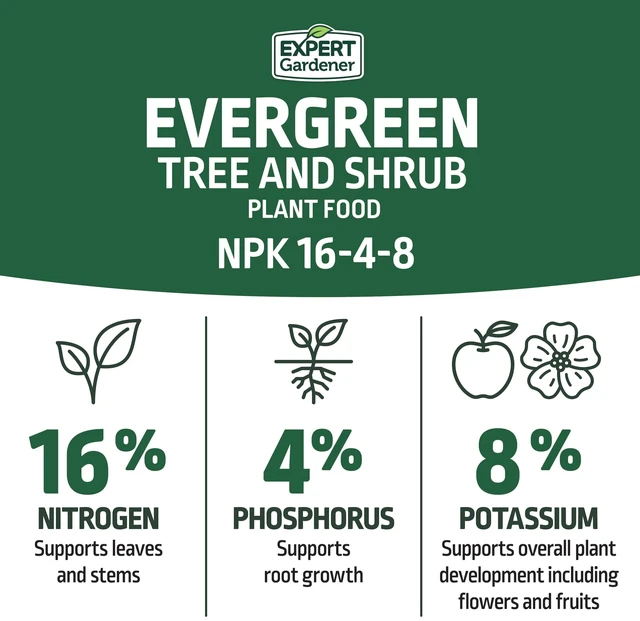 Alt view image 3 of 6 - Expert Gardener 16-4-8 Evergreen Tree and Shrub Plant Food, 4 lb.