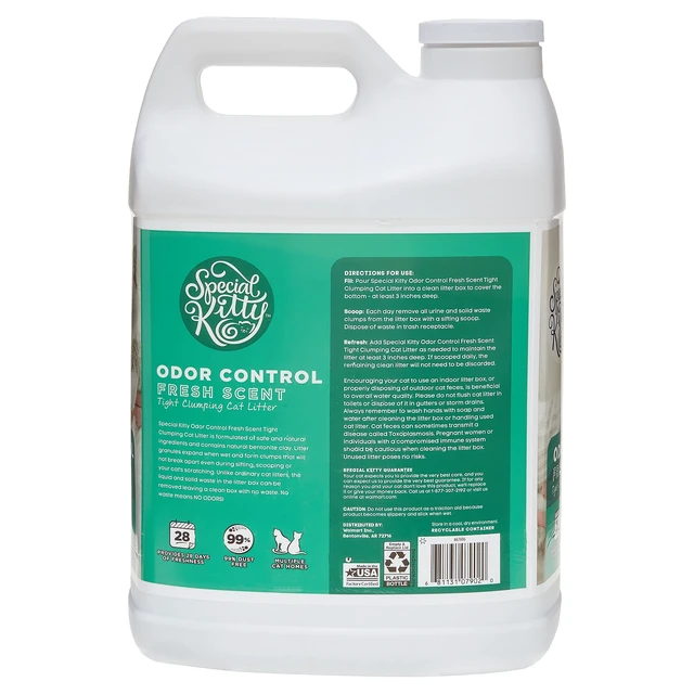 Alt view image 4 of 7 - Special Kitty Tight Clumping Clay Cat Litter, Fresh Scent, 20 lb Jug, 1 Count