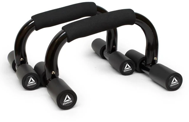 Main image of Reebok Delta Performance Push-Up Bars, 1 Set, Black