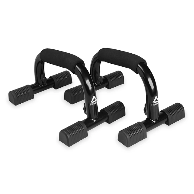 Alt view image 2 of 6 - Reebok Delta Performance Push-Up Bars, 1 Set, Black