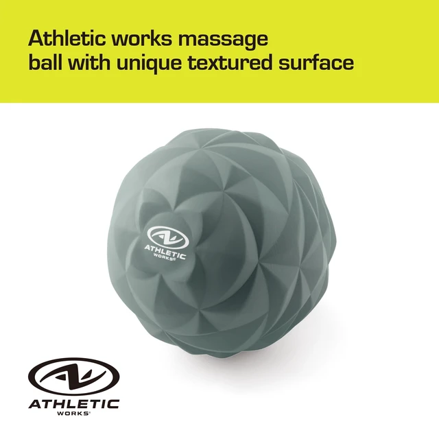 Alt view image 2 of 6 - Athletic Works Acupressure Massage Ball 3in PU Material On-the-Go Muscle Relief
