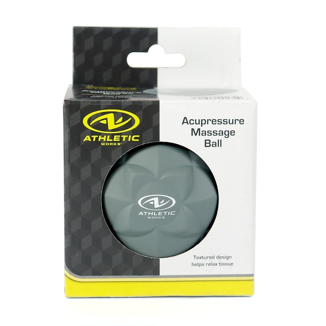 Alt view image 3 of 6 - Athletic Works Acupressure Massage Ball 3in PU Material On-the-Go Muscle Relief