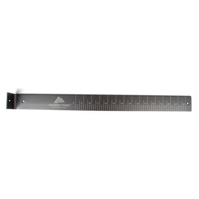 Alt view image 2 of 6 - Ozark Trail 22in Aluminum Fish Measuring Board, Boat Mount Fishing Ruler, Corrosion Resistant Finish for Freshwater and Saltwater Use