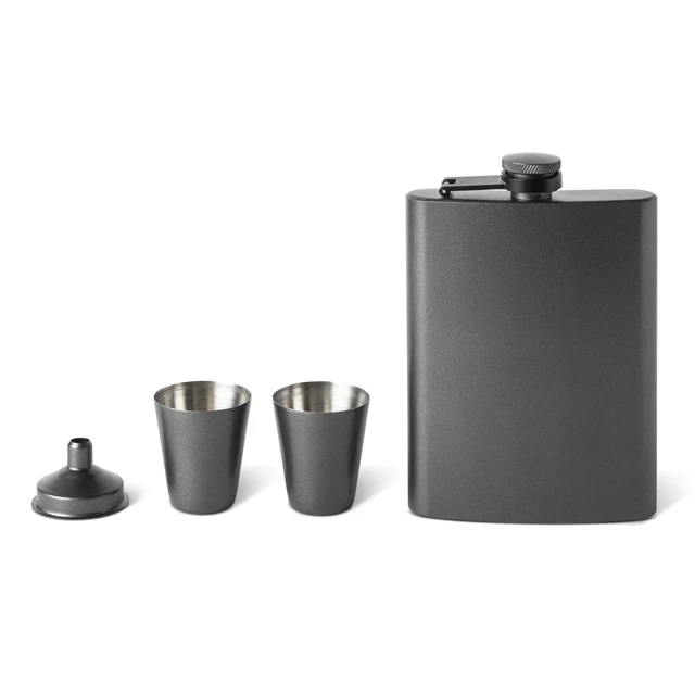 Alt view image 4 of 5 - Better Homes & Gardens Flask Set with Shot Glasses and Funnel