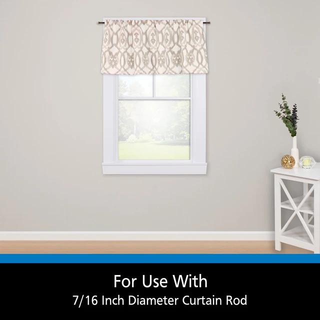 Alt view image 2 of 5 - Mainstays 7/16" Petite Cafe Metal Curtain Mounting Brackets, Set of 2, Bronze