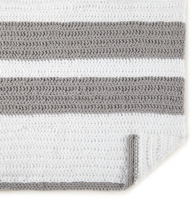 Alt view image 4 of 5 - Mainstays Cozy Chenille Yarn, Super Bulky, 220 yd, 100% Polyester, Faded Denim