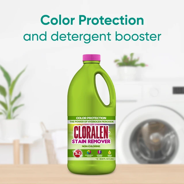 Alt view image 4 of 6 - Cloralen Liquid Laundry Stain Remover Detergent, 60.8fl oz