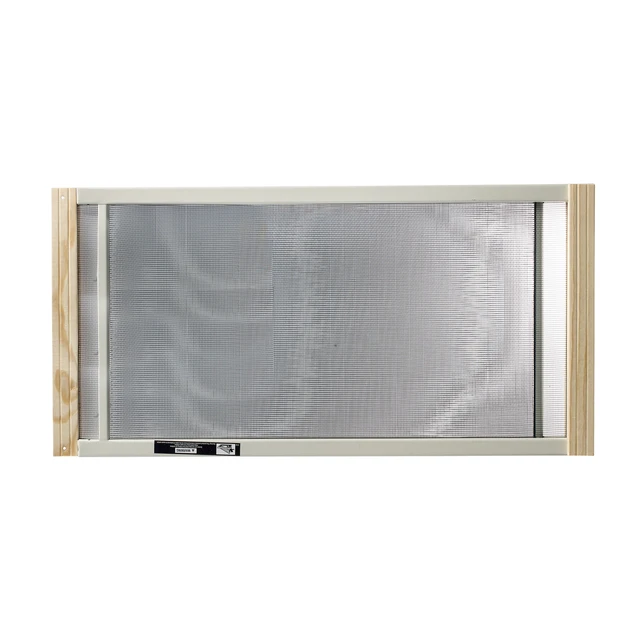 Alt view image 6 of 7 - Frost King 10in H x 21-37in Wood and Steel Adjustable Window Screen, Alternative to Custom Screens