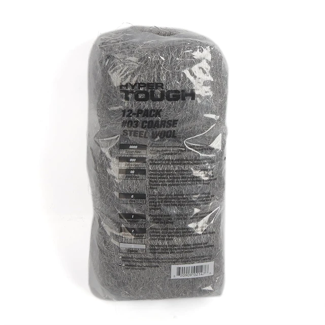 Alt view image 4 of 6 - Hyper Tough #3 Coarse Steel Wool Pads, 12 Pack