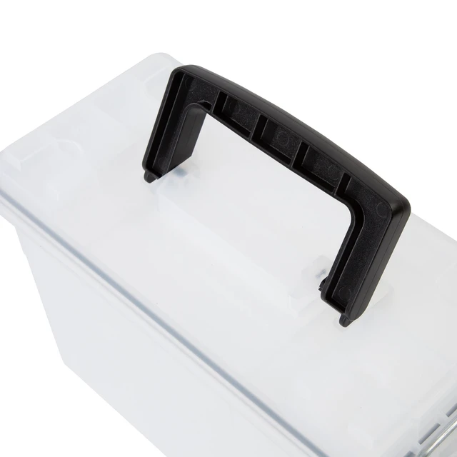Alt view image 4 of 6 - Hyper Tough Frost Locking and Stacking Utility Tool Box, Durable Plastic, 11.5in x 5.06in x 7.25in