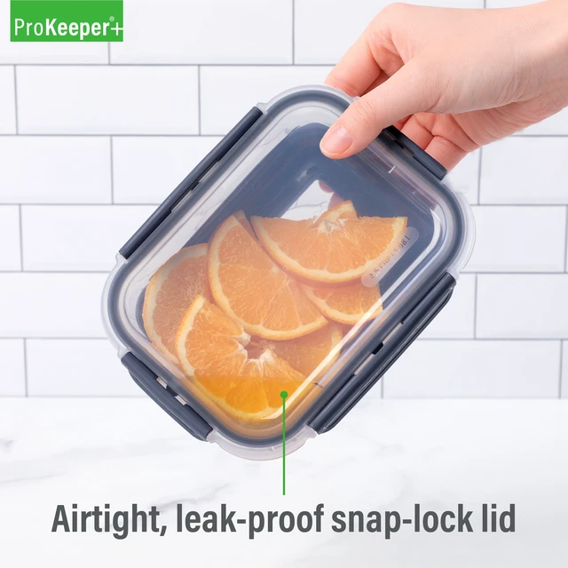 Alt view image 4 of 6 - Prokeeper+ 4.5 Cup Glass Food Storage Container with Silicone Base