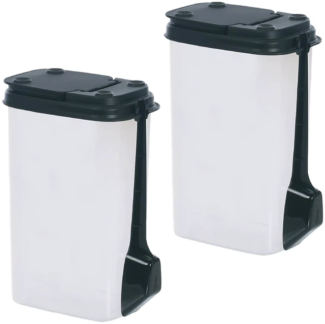 Main image of Buddeez 1.6-Quart Plastic Coffee Containers with Attached Scoops, Set of 2