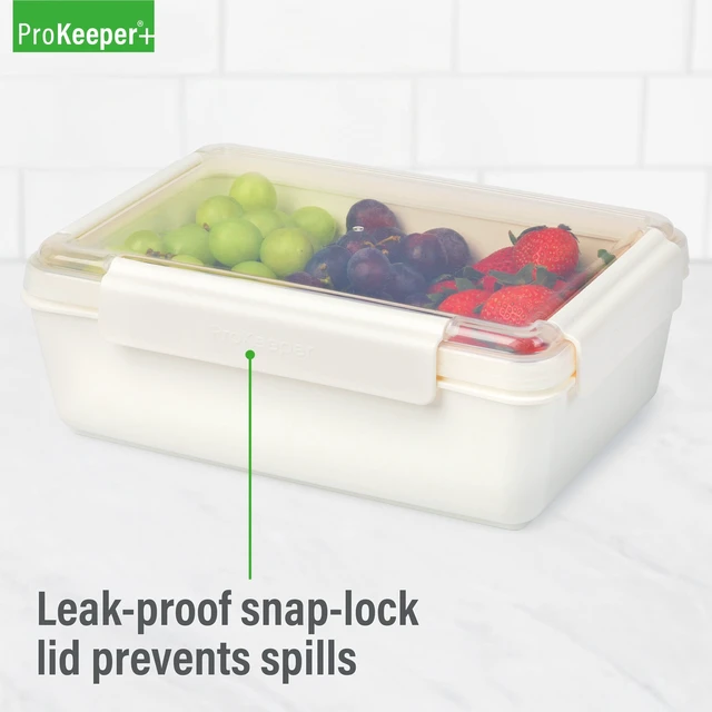 Alt view image 6 of 6 - Prokeeper+ 12 Cup Plastic Food Storage Container for Hot and Cold Meals