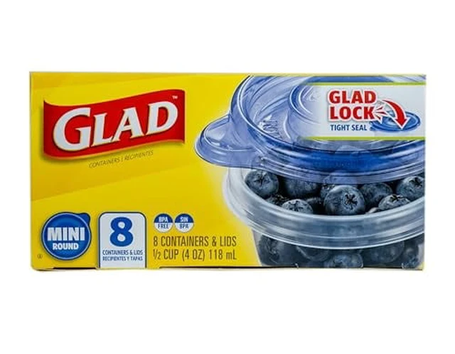 Alt view image 4 of 5 - Gladware Everyday Mini 4oz Round Containers 8ct