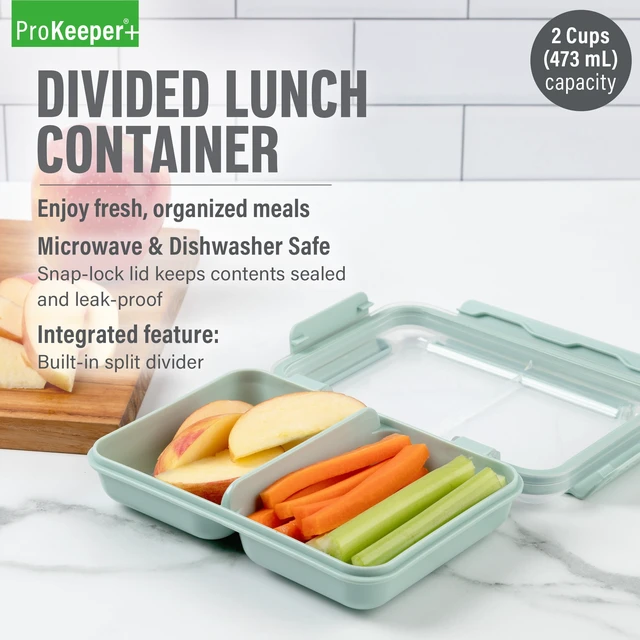 Alt view image 3 of 6 - ProKeeper+ Small Split to Go Plastic Food Container