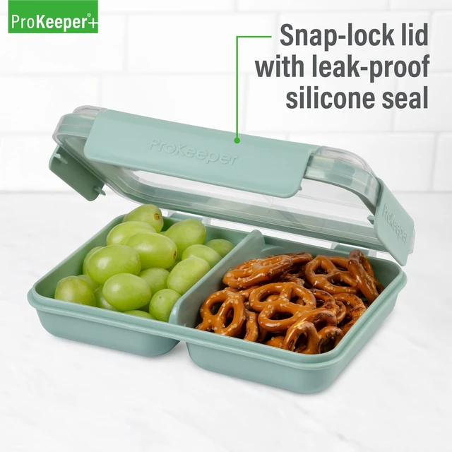 Alt view image 5 of 6 - ProKeeper+ Small Split to Go Plastic Food Container