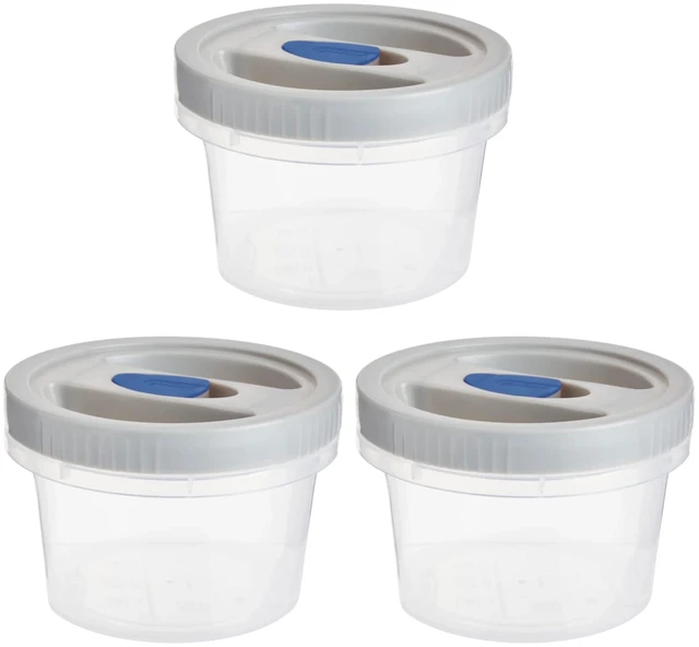 Main image of GoodCook Twister 6-Piece 16oz Food Storage Container Set with BPA-Free Vented Lids