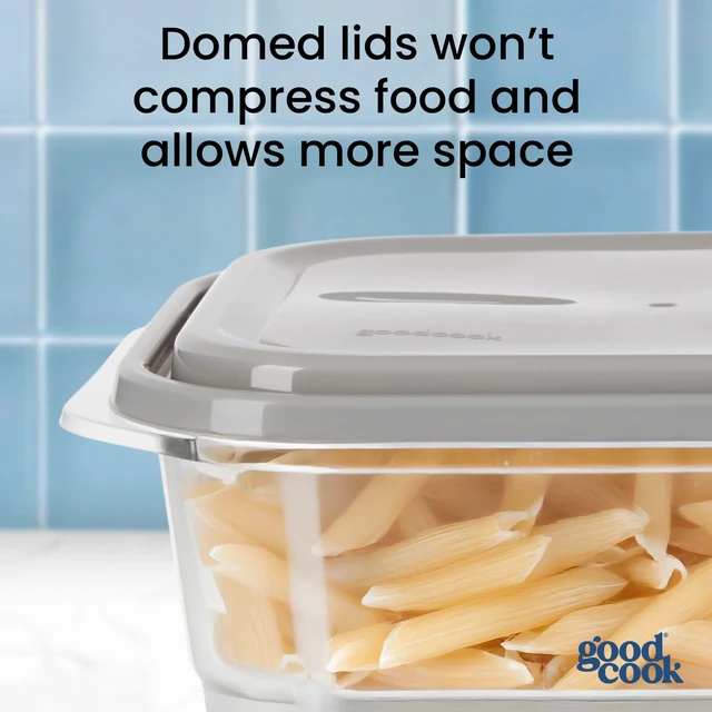 Alt view image 6 of 6 - GoodCook Extra Large Square Food Storage Container, 2 Pack, 11.7 Cup, BPA-Free, Dishwasher Safe