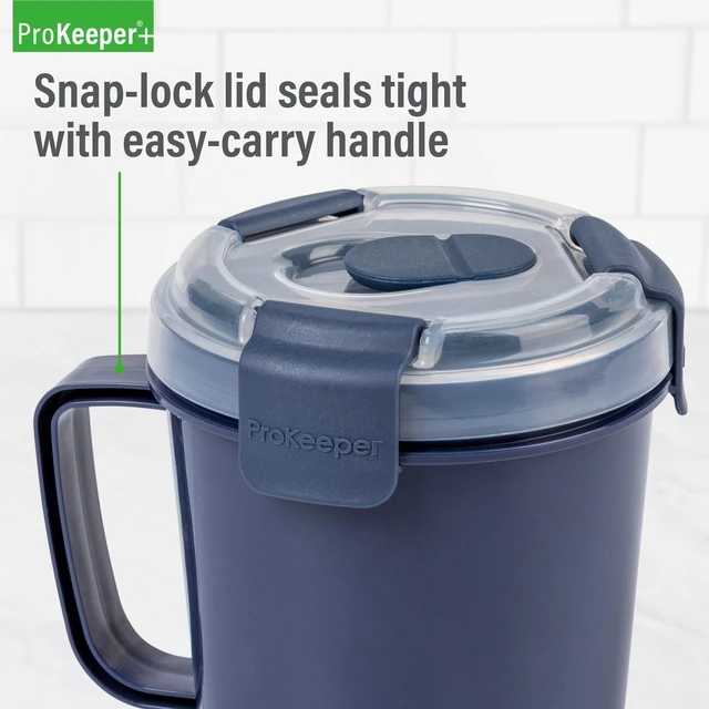 Alt view image 4 of 6 - Prokeeper+ Plastic Soup Mug for Workday Meals and Travel