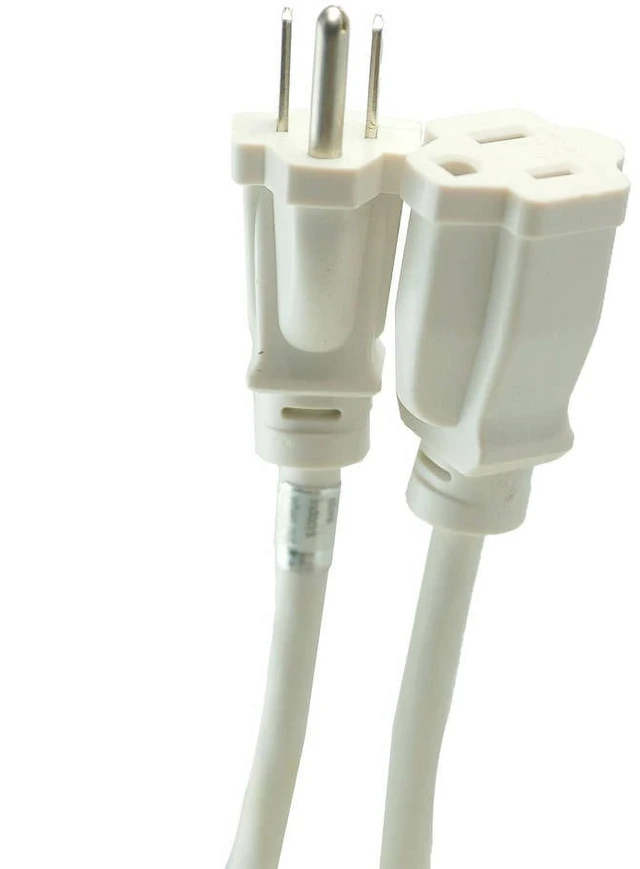 Main image of Woods 277563 Outdoor Extension Cord with Power Block, 8-Foot, White