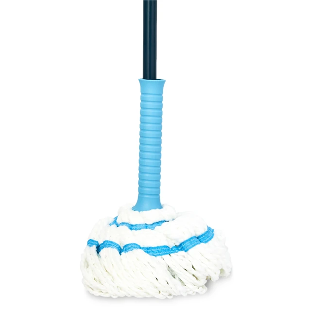 Alt view image 7 of 7 - Great Value Microfiber Twist Mop with Self-Wringing Ratchet and Removable Head
