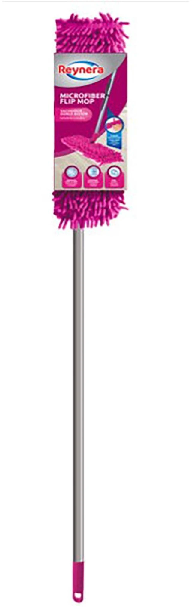 Main image of Reynera Microfiber Dust Mop, Magenta, 1 Pack