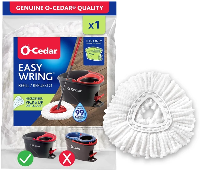Main image of O-Cedar EasyWring Microfiber Spin Mop Head Replacement, Machine Washable