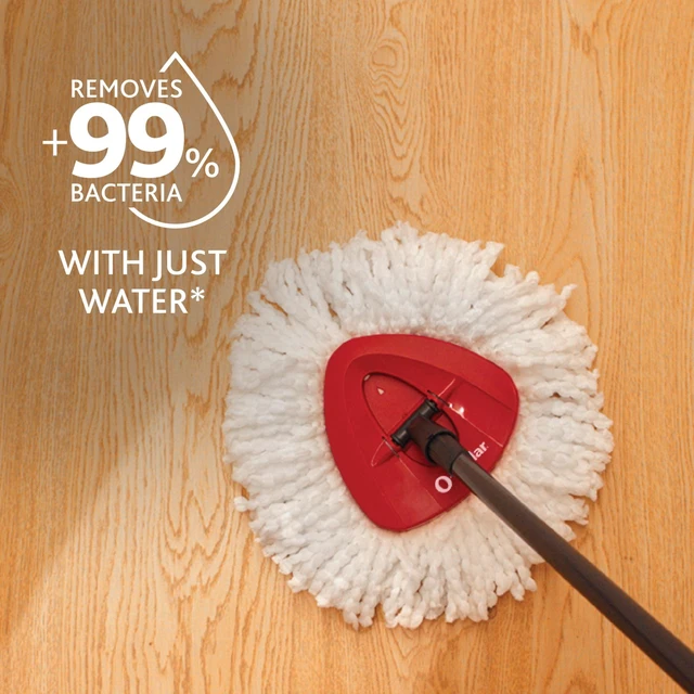 Alt view image 3 of 6 - O-Cedar EasyWring Microfiber Spin Mop Head Replacement, Machine Washable