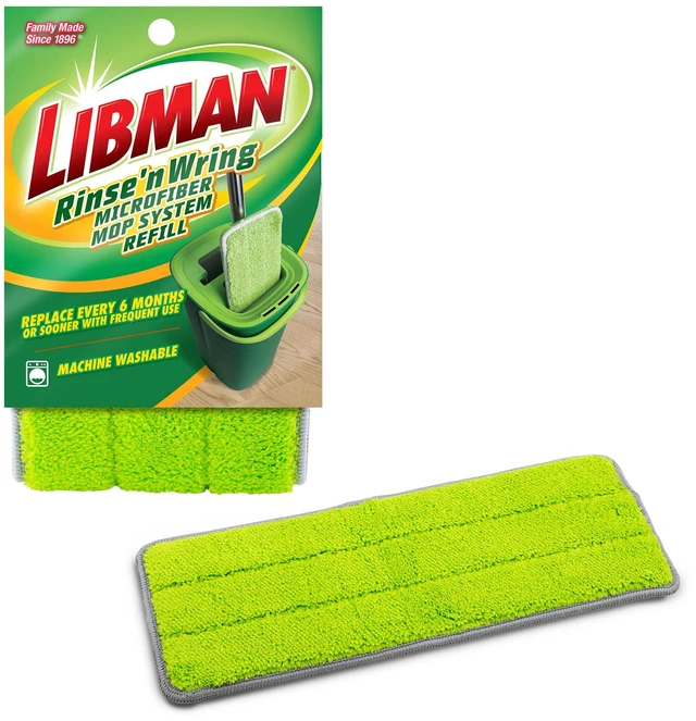 Main image of Libman Rinse 'N Wring Microfiber Mop Refill Pad for Hardwood and Tile Floors
