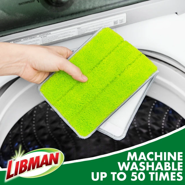 Alt view image 5 of 5 - Libman Rinse 'N Wring Microfiber Mop Refill Pad for Hardwood and Tile Floors