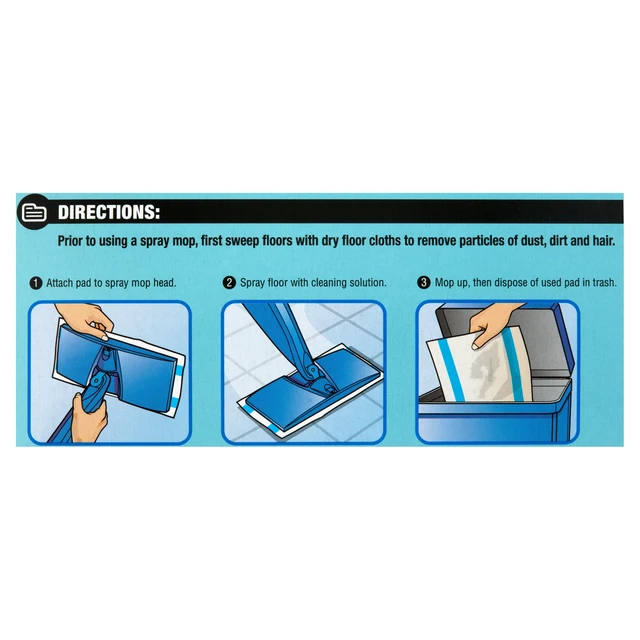 Alt view image 5 of 6 - Great Value Deep Cleaning Mop Pads, 15 Count