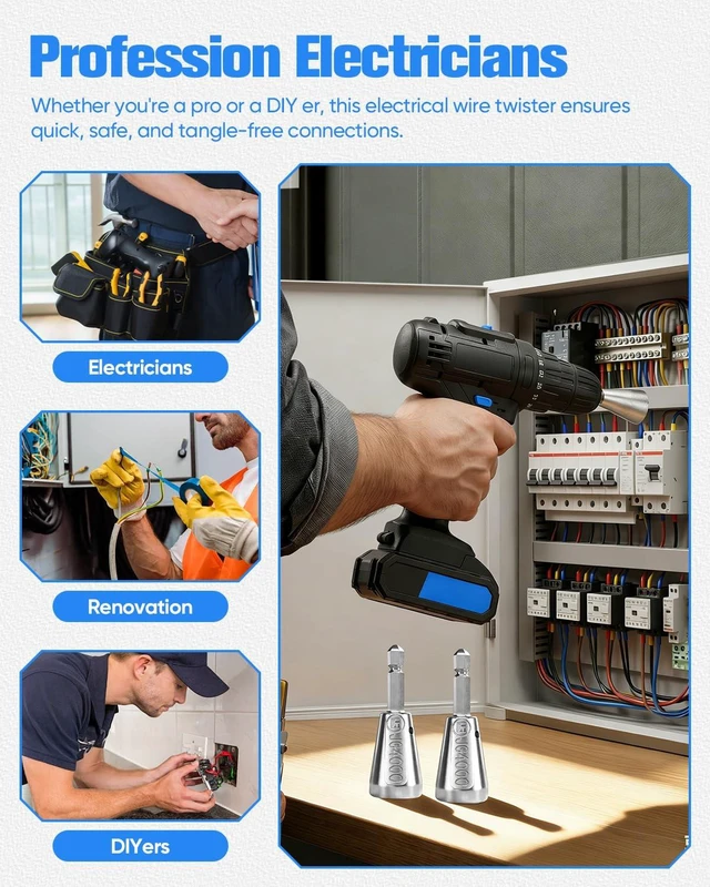 Alt view image 4 of 6 - 2026 Upgraded Wire Twister Tool for Drill