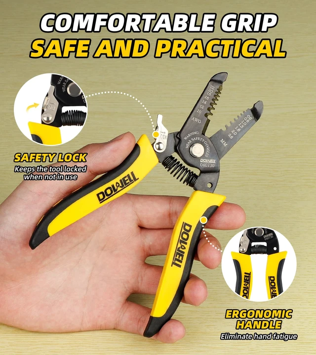 Alt view image 3 of 7 - DOWELL Wire Stripper and Cutter, 10-22 AWG