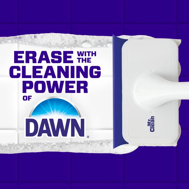 Alt view image 2 of 5 - Mr. Clean Shower & Tub Scrubber Starter Kit, 1 Scrubber & 2 Erasers