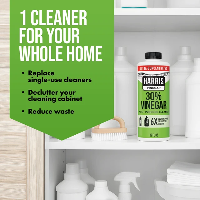 Alt view image 4 of 5 - Harris 30% Vinegar Concentrate Multi-Purpose Cleaner Unscented 32 Fl Oz