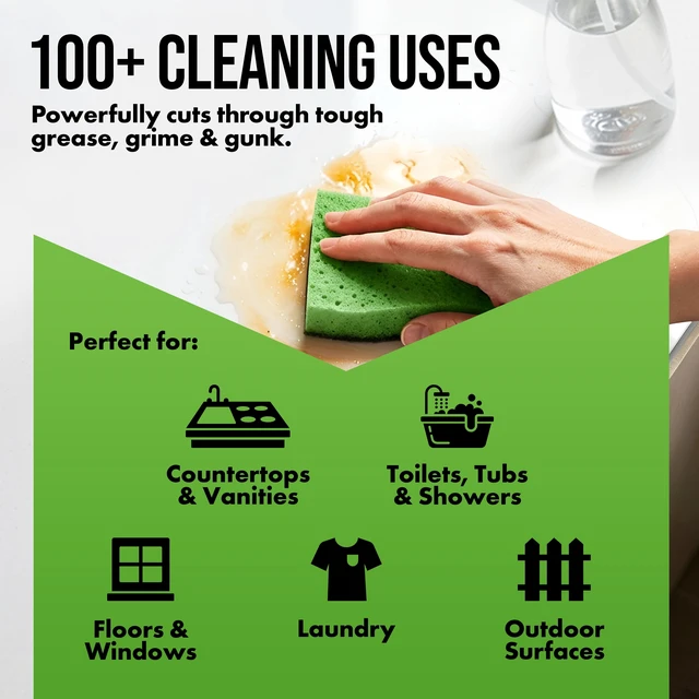 Alt view image 5 of 5 - Harris 30% Vinegar Concentrate Multi-Purpose Cleaner Unscented 32 Fl Oz