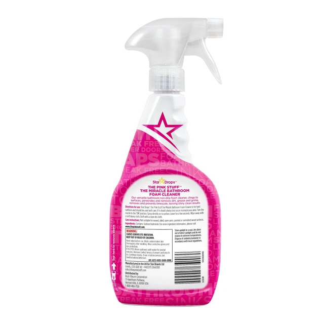Alt view image 4 of 7 - The Pink Stuff Miracle Bathroom Foam Cleaner, 24 fl oz