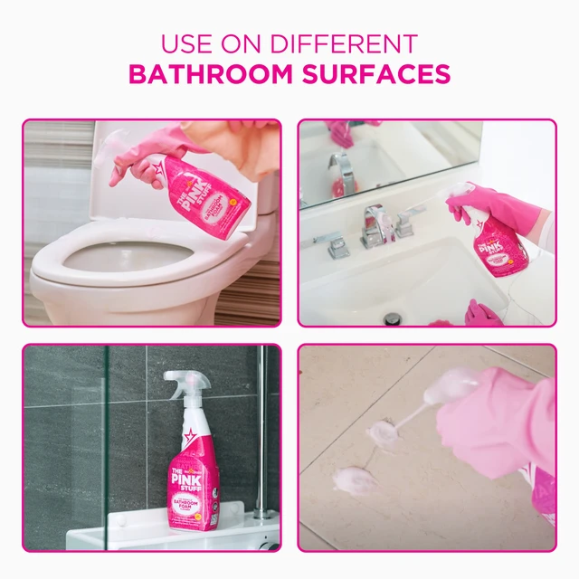 Alt view image 3 of 7 - The Pink Stuff Miracle Bathroom Foam Cleaner, 24 fl oz