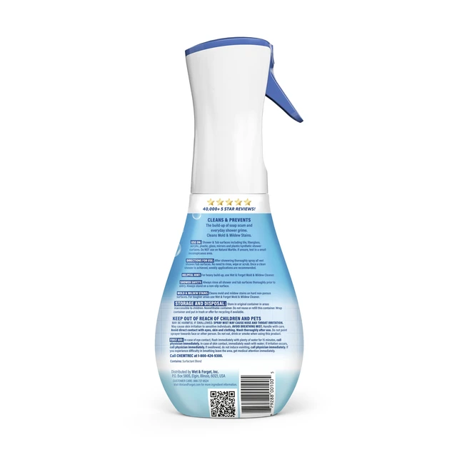 Alt view image 5 of 5 - Wet & Forget Shower Ultra Cleaning Mist, Fresh Scent, 16.9 fl oz