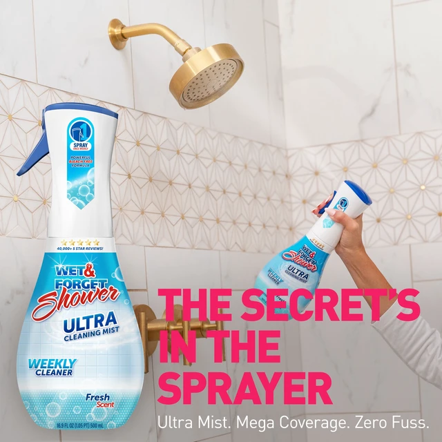 Alt view image 4 of 5 - Wet & Forget Shower Ultra Cleaning Mist, Fresh Scent, 16.9 fl oz