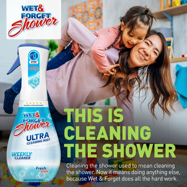 Alt view image 3 of 5 - Wet & Forget Shower Ultra Cleaning Mist, Fresh Scent, 16.9 fl oz