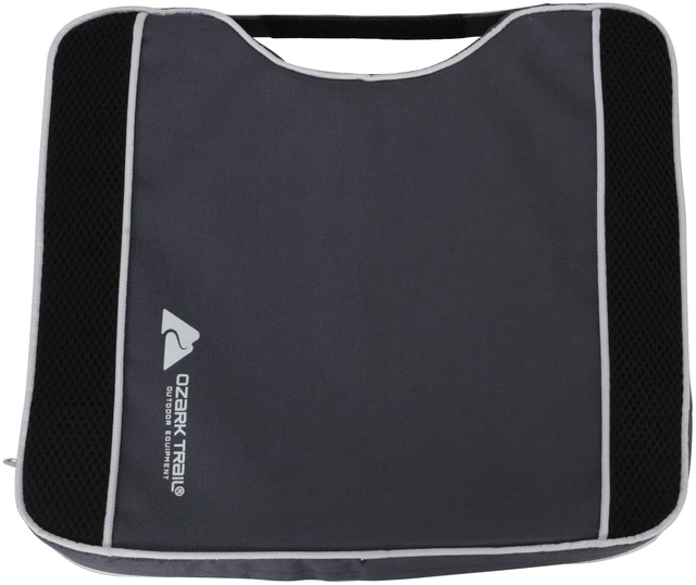 Main image of Ozark Trail Gray and Black Stadium Cushion