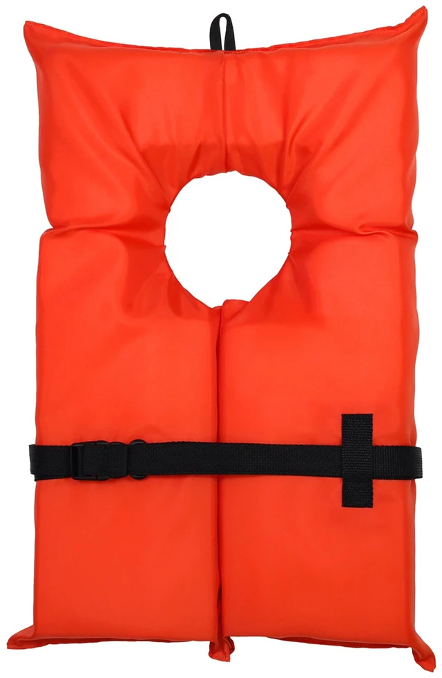 Main image of Ozark Trail Type II PFD Life Jacket With Adjustable Belt, International Orange, Unisex Adult